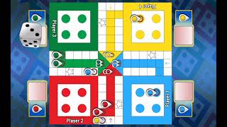 Ludo game in 4 players  Ludo King game in 4 players  Ludo Gameplay ludo ludogame ludoking [upl. by Hembree]