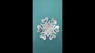 Haz copos de NIEVE de papel 2  ideas fáciles para decorar [upl. by Giavani]