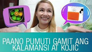 paano pumuti gamit ang calamansi at kojic🙄🙄🙄 [upl. by Eahsram]