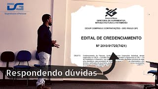 EDITAL DE CREDENCIAMENTO DE EMPRESAS DE ENGENHARIA  Parte 5 Respondendo dúvidas [upl. by Og]