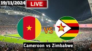 Cameroon Vs Zimbabwe Live Match Today [upl. by Yenar]