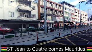 🇲🇺walking tour St Jean to Quatre bornes Mauritius 🇲🇺🇲🇺  panwar Deepak explore vlog [upl. by Dan631]