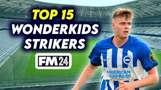 TOP 15 Strikers Wonderkids in FM24 After WINTER UPDATE [upl. by Erdne]