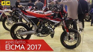 Eicma 2017  Fantic Motor 50 Enduro e Motard 2018 [upl. by Wendt]