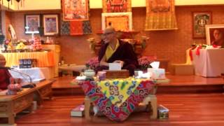 Mahakala Offering Mudra by Kalu Rinpoche at Shangpa Kagyu Korea [upl. by Fulviah]