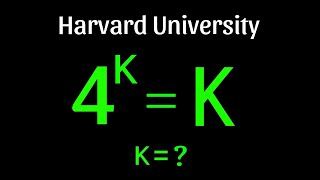 Harvard University Admission Interview Tricks  Find the Value of k [upl. by Peggi409]