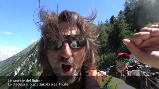 Le cascate del Ruitor e la discesa in MTB lo spettacolo a La Thuile [upl. by Negah]