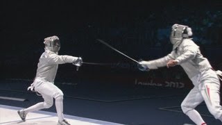 Aron Szilagyi Szilagyi Wins Fencing Sabre Gold  London 2012 Olympics [upl. by Takara109]