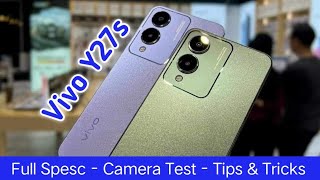 Vivo Y27s Full Specs Special Features and Cameratest [upl. by Euphemia]