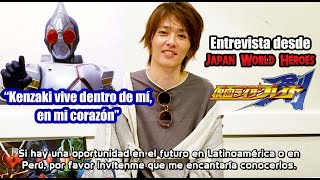 Entrevista a Takayuki Tsubaki 椿隆之  Kamen Rider Blade [upl. by Natek213]