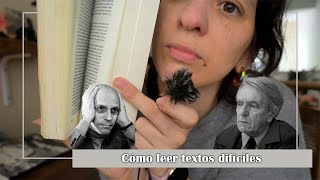 ¿Cómo leer textos difíciles 🎓💡📖 vlog06 [upl. by Shu333]