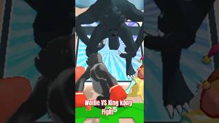 Wolfie VS King kong Fight shorts 265 trending funny MonsterDraft rishabhojha99 [upl. by Elad]