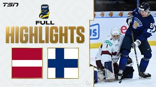 Latvia vs Finland FULL HIGHLIGHTS  2024 World Junior Championship [upl. by Kleon118]