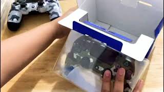 Ps4 controller Joystick green camouflage unboxing ps4 tube perfect [upl. by Iuq960]