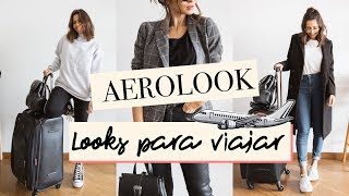 COMO MONTAR LOOKS ESTILOSOS E CONFORTÁVEIS PARA VIAJAR DE AVIÃO  aerolook  Viihrocha [upl. by Alikam]