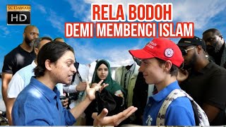 Rela Bodoh demi konsisten membenci Islam Mansur Speakers Corner Hyde Park SCDAWAH SUB INDO [upl. by Adnahsat]