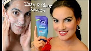 Clean amp Clear Deep Action Exfoliating Scrub Review [upl. by Assilat572]