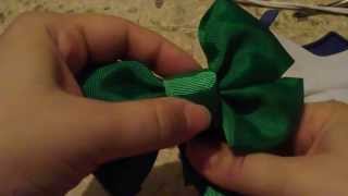 Tutorial 6 Lazo Boutique Plano Flat Boutique Bow [upl. by Stavro]