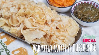 Buss Up Shut Roti  Paratha recipe with a difference [upl. by Suoinuj]