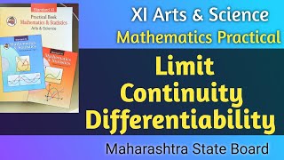 11th Maths Practical Solutions I Limit Continuity Differentiability Complete 💯✅ Solutions Maths [upl. by Marys]