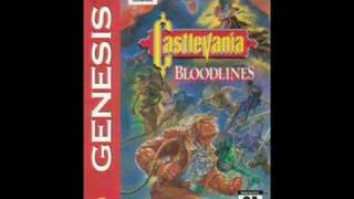 Castlevania Bloodlines Music  Iron blue intention Stage 4 [upl. by Hetti108]