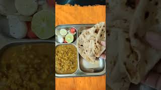 Dal Roti Khao Prabhu ke gun gaofood shots dalroti [upl. by Renrew]