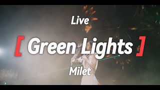 Milet미레이  Green Lights Live 가사 한글 자막 [upl. by Catton]