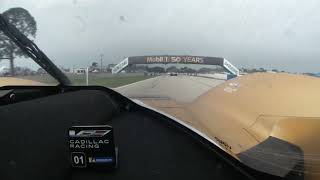 2024 Sebring 12 hours  01 Cadillac VSeriesR GTP Race Start Onboard [upl. by Hyatt38]