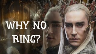 Why didnt Thranduil have the Elven Ring and what was he doing during their creation [upl. by Assed]