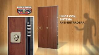 PUERTAS PENTAGONO con Antientradera [upl. by Gnoy]