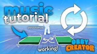 How to make MUSIC RANDOMIZATION in Obby Creator [upl. by Nowahs]