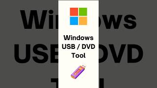 How to Create Windows USBDVD Tool shorts [upl. by Ma]