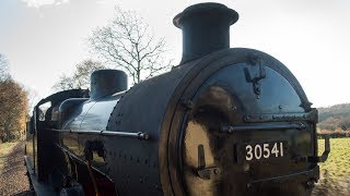 A footplate trip on the Q class from Horsted Keynes to East Grinstead [upl. by Sabsay636]