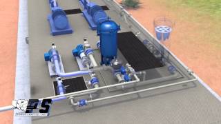 Power Service Inc  Salt Water Disposal Unit  Animated Example no audio [upl. by Alenas]