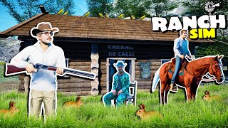 NOVOS MORADORES MISSÕES de CAÇA e SEGREDOS no Ranch Simulator [upl. by Alikam]