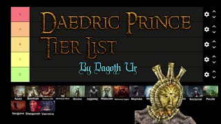 Dagoth Ur Daedric Princes Tier List [upl. by Eelana]