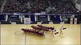 Grande pompon junior  Grâces Twirling Club  championnat de France 2024  médaille dargent [upl. by Kerry402]