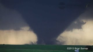 Creepy Halloween Wedge Tornado Grows To Over A Mile Wide [upl. by Koss]