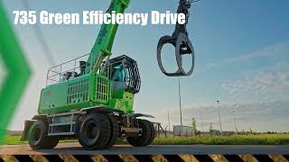 Sennebogen 735 Green Efficiency Drive [upl. by Enirual]