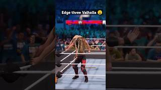 Edge threw valhalla edge wwe2k24malevsfemale wwe2k24gameplay intergendermatch menvswomen nxt [upl. by Vashtee]