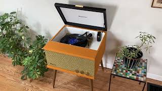 Vintage 1957 Magnavox High Fidelity Tube Record Player HiFi Consolette Restored by Jimmy O [upl. by Cleti]