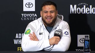 UFC 271 Tai Tuivasa PostFight Press Conference [upl. by Ybab]