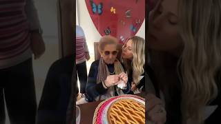 ALESSIA MARCUZZI festeggia 101 anni di sua nonna ❣️💕 [upl. by Natye458]