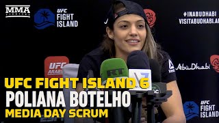 UFC Fight Island 6 Poliana Botelho Not Concerned With Gillian Robertsons Sharp JiuJitsu Skills [upl. by Midis]