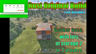 Original Bunker base build for 2 or 3 players by The Builder [upl. by Linus]