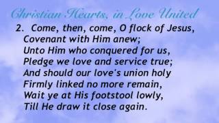 Christian Hearts in Love United Baptist Hymnal 378 [upl. by Oalsecnew]