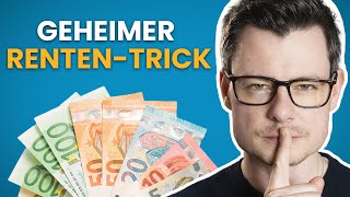 Geheimer Trick für maximale Rente 100 legal [upl. by Anitsyrc439]