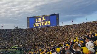 UNIVERSITY OF MICHIGAN MARCHING BAND  HAIL TO THE VICTORS [upl. by Arual946]