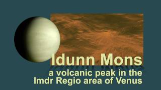 Indunn Mons Volcano on Venus May Be Active 720p [upl. by Htiduj]