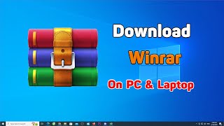 How to download and install winrar on windows 10 11 2024 [upl. by Florrie]